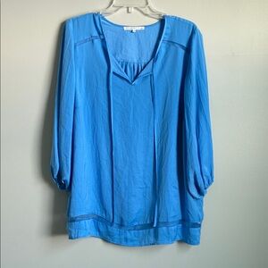 Violet & Claire Sky Blue Blouse
